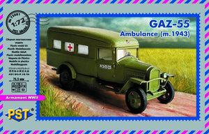 PST 72081 GAZ-55 Ambulance (m.1943) 1/72