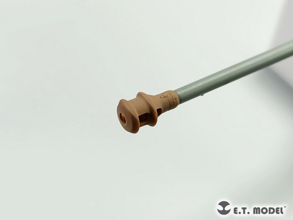 ET Model P35-303 WWII German 75mm KwK/Pak40 Muzzle Brake Type.3 (3D Print) 1/35 – obrázek 3