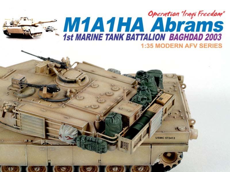 Dragon 3533 M1A1HA Abrams BAGDAD 2003 (1/35) – image 4