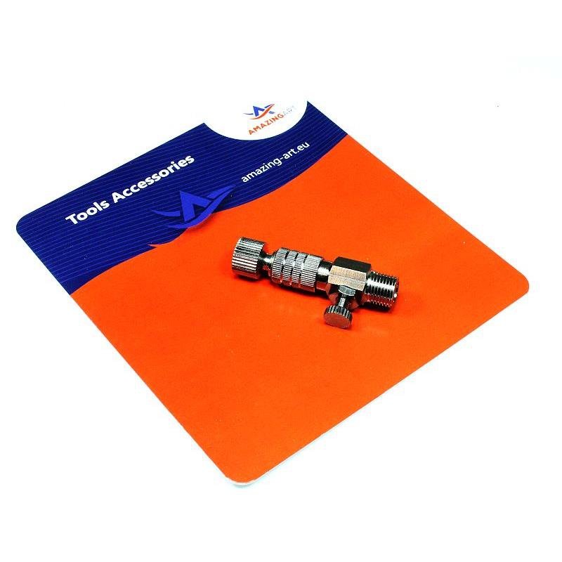 Amazing Art 18819 AA400 1/8 AIRBRUSH QUICK CONNECTOR WITH REDUCER