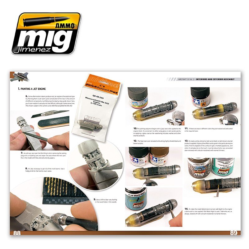 AMMO of Mig Jimenez 6051 ENCYCLOPEDIA OF AIRCRAFT MODELLING TECHNIQUES VOL.2 : INTERIORS AND ASSEMBLY (ENGLISH) – image 5