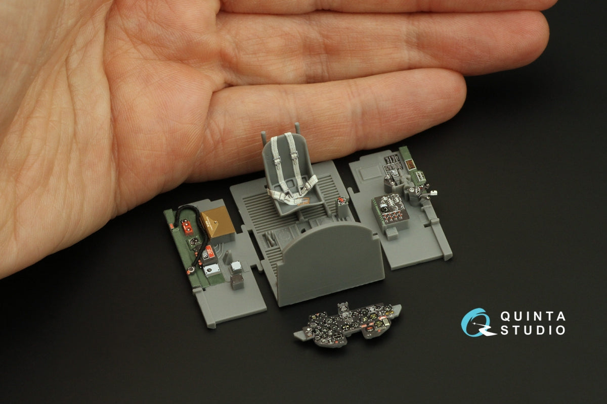 Quinta Studio QD48336 P-47D Thunderbolt Razorback 3D-Printed &amp;amp; colored Interior on decal paper (Tamiya) 1/48 – Bild 8