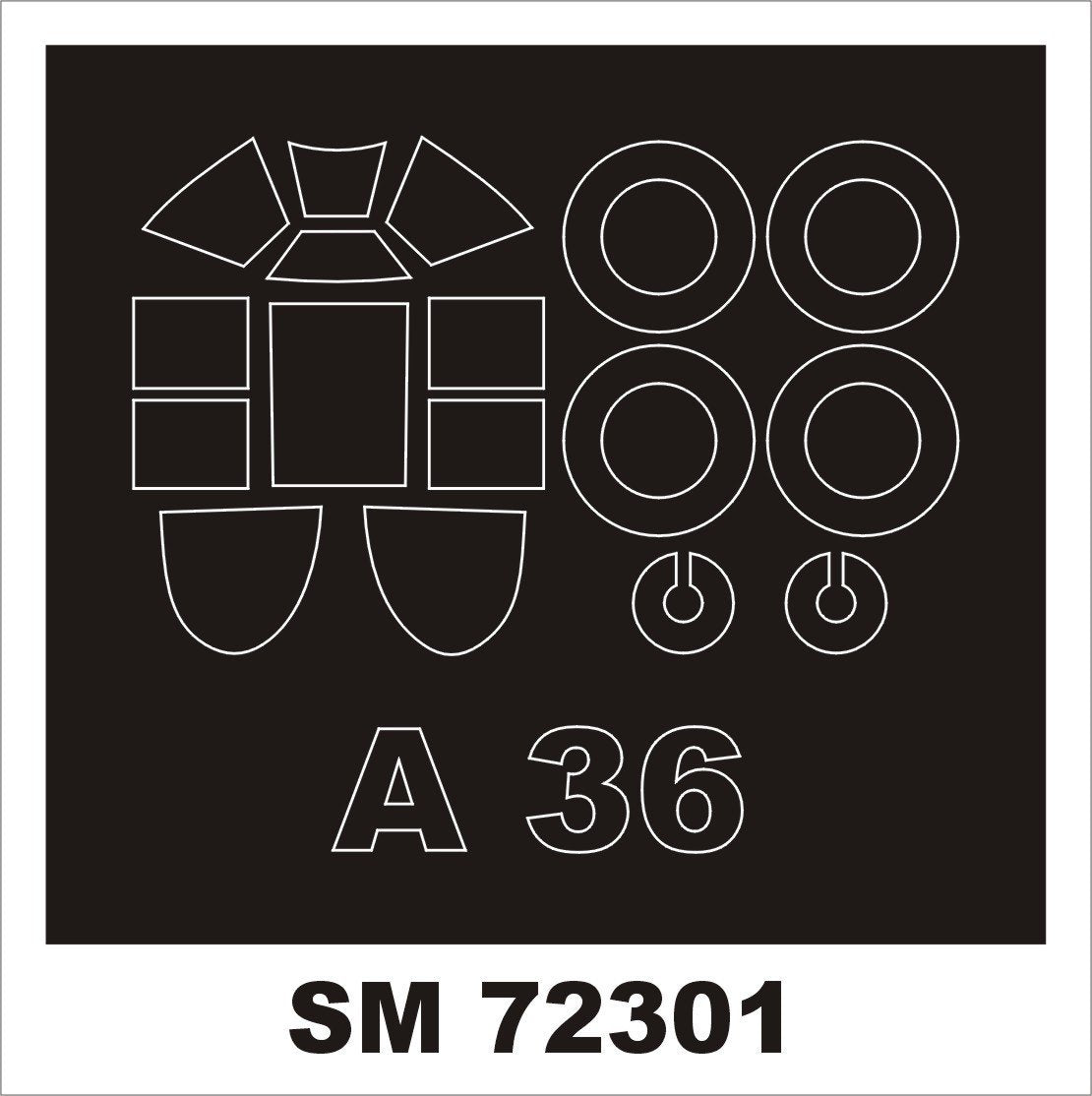 Montex SM72301 A-36 APACHE BRENGUN 1/72
