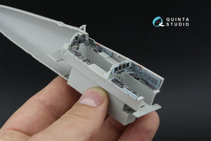 Quinta Studio QD48596 F-15E 3D-Printed &amp;amp; colored Interior on decal paper (Hasegawa) 1/48