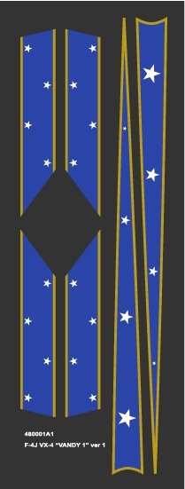 HobbyDecal AL48001V1 F-4J VX-4 Vandy1 Black Bunny October 1972 1/48 – obrázek 7