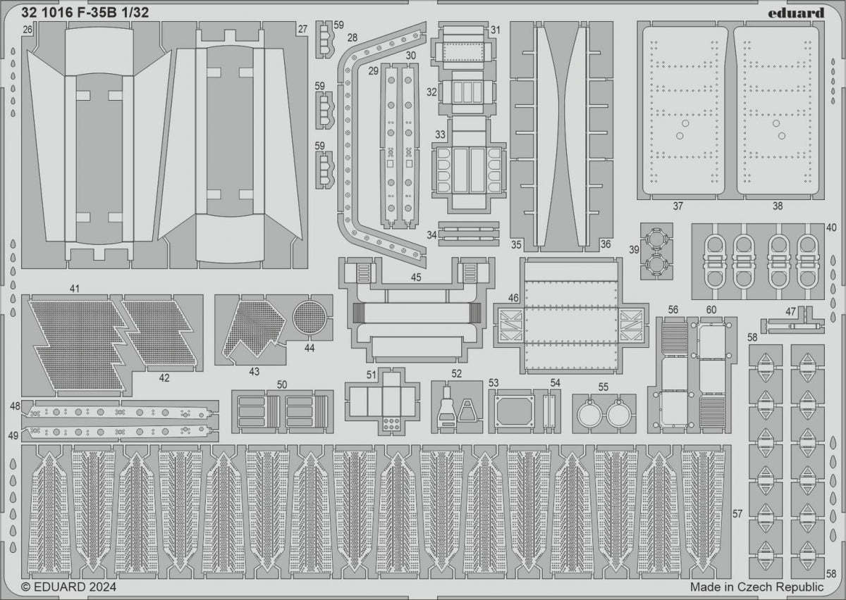 Eduard BIG33160 F-35B TRUMPETER 1/32 – immagine 4