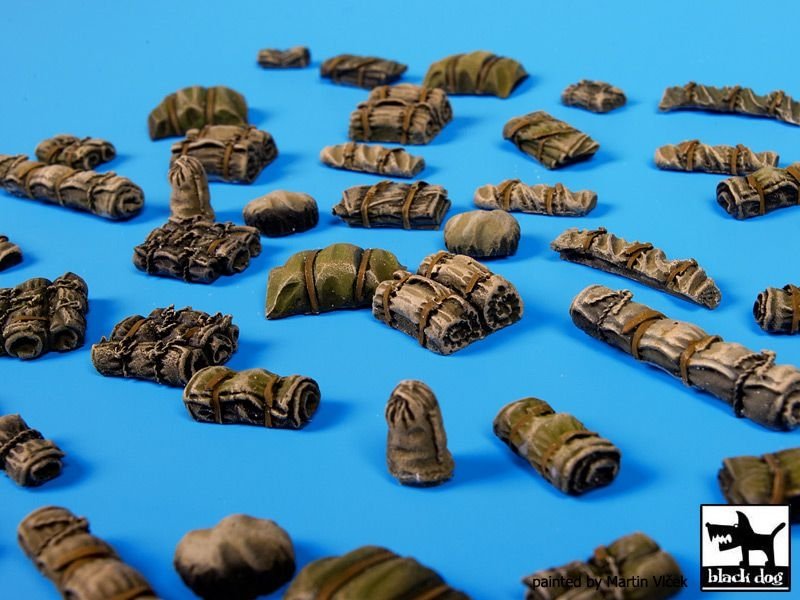 Black Dog T72056 Tentage plus bedrols 2 accessories set 1/72 – zdjęcie 6