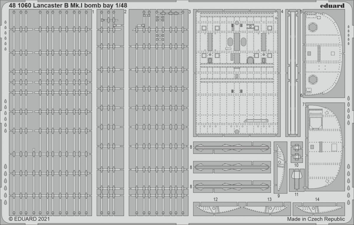 Eduard 481060 Lancaster B Mk.I bomb bay HK Models 1/48