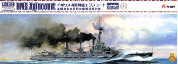 Maquette FlyHawk FH1310 Cuirassé HMS Agincourt 1/700