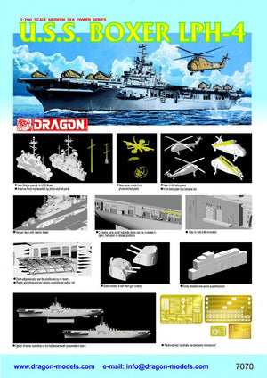 Dragon 7070 USS Boxer LPH-4 1/700