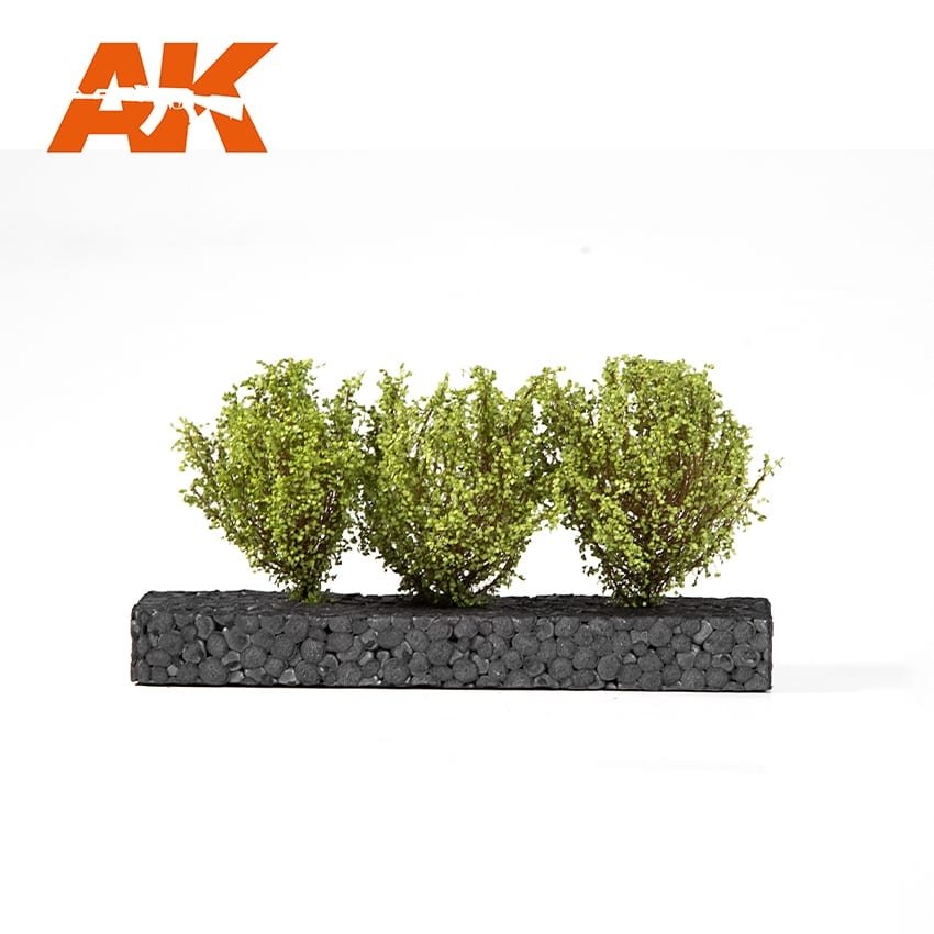 AK Interactive AK8216 LIGHT GREEN BUSHES 4-6CM 1/35 – imagen 2