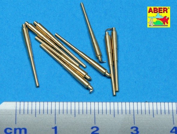 Aber 1/700L-11 Set of 9 pcs 406 mm long barrels for ships: North Carolina, Washington 1/700 – Bild 2