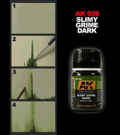 AK Interactive AK026 Slimy Grime Dark 35ml  – image 2
