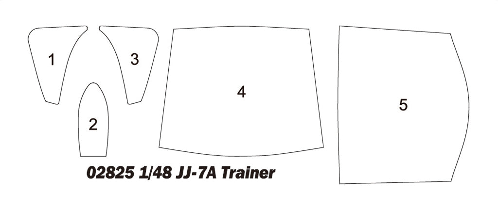 Trumpeter 02825 JJ-7A Trainer 1/48 – image 4