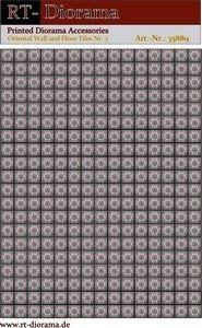 RT-Diorama 35889 Printed Accessories: Oriental Wall and Floor Tiles No.3 1/35