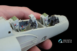 Quinta Studio QD32011 Mirage 2000B 3D-Printed &amp;amp; colored Interior on decal paper (for Kitty Hawk kit) 1/32 – image 12