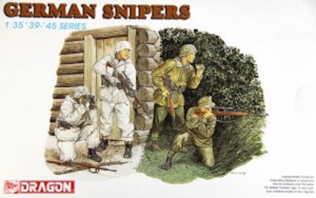 Dragon 6093 German IIWW Snipers (Summer and Winter clothes) 1/35
