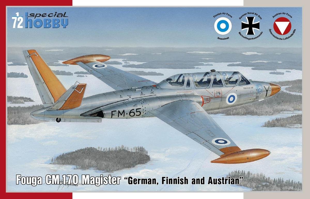 Special Hobby 72373 Fouga CM.170 Magister German, Finnish and Austrian 1/72