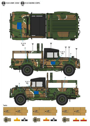 Academy 13551 ROK Army K311A1 1/35 – Bild 6
