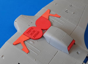 Omask 74815 Hawker Hurricane wheel bay plugs (for Arma Hobby) 1/48 – immagine 2