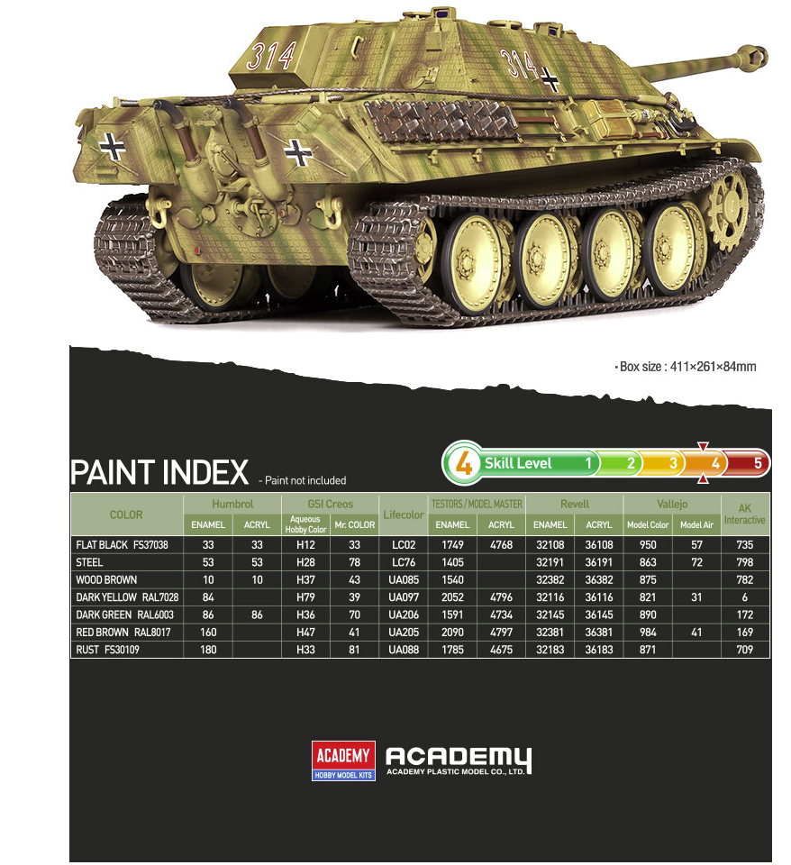 Academy 13539 German Sd.Kfz. 173 Jagdpanther Ausf.G1 1/35 – Bild 5