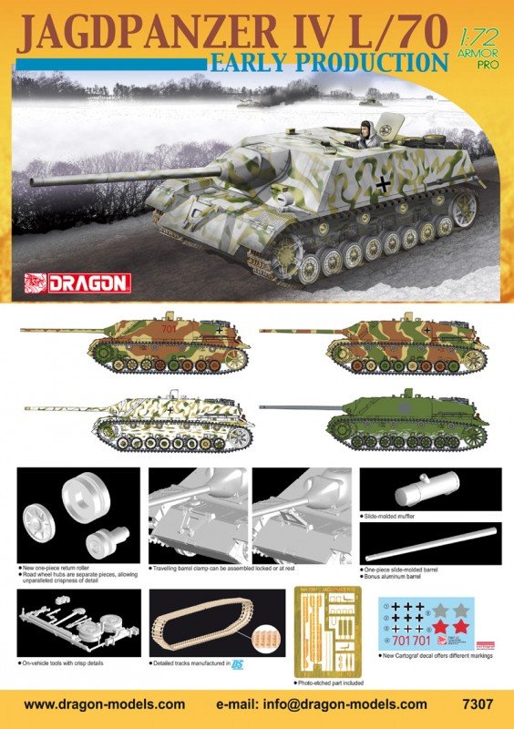 Dragon 7307 Jagdpanzer IV/70 Early Production 1/72 – image 9