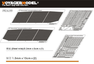 Voyager Model PEA155 WWII German StuG.IV &amp;quot;Thoma shields&amp;quot; wire mesh schürzen (For DRAGON Kit) 1/35 – obrázek 3
