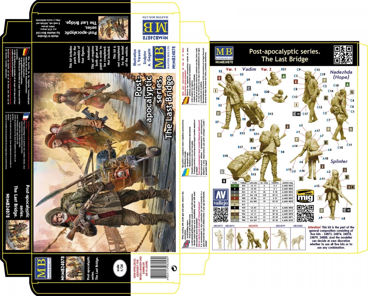 Master Box 24078 The Last Bridge. Post apocalyptic Series 1/24 – zdjęcie 2