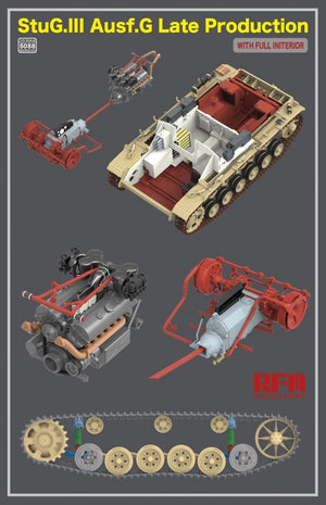 Rye Field Model 5088 StuG.III Ausf.G Late Production with full interior 1/35 – image 3
