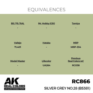 AK Interactive RC866 Silver Grey No.28 (BS381) 17 ml – zdjęcie 3