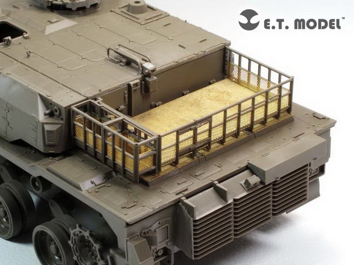 ET Model EA35-096 JGSDF TYPE 10 Tank Engine &amp;amp; Turret Rack Grills For TAMIYA 35329 1/35