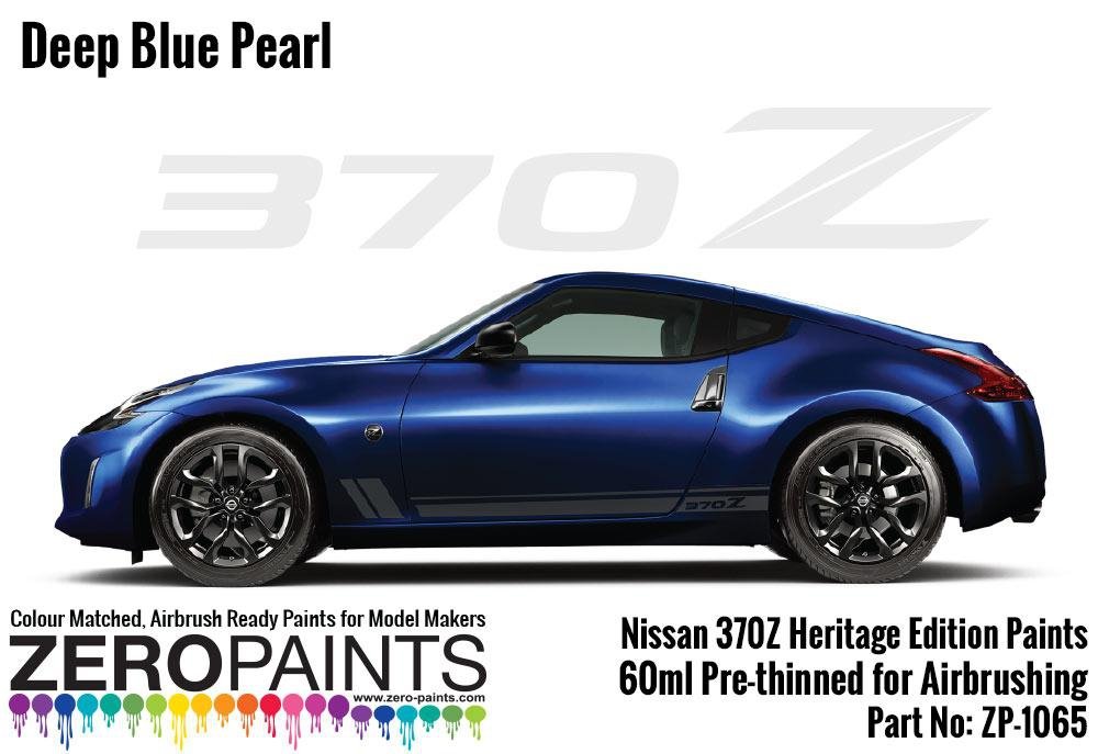 Zero Paints ZP-1065DEEP Nissan 370Z Heritage Edition Paints 60ml Deep Blue Pearl