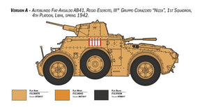 Italeri 6591 Autoblinda AB 41 with Bersaglieri El Alamein 1/35 – immagine 3