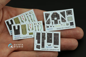 Intérieur imprimé en 3D et coloré sur papier décalcomanie Quinta Studio QD48244 SR-71A (Revell) 1/48 – image 9