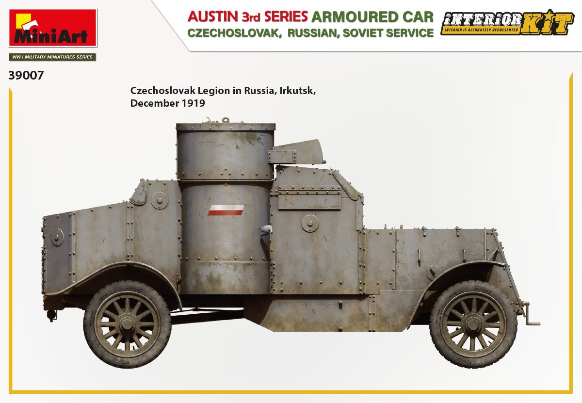 Miniart 39007 Armored Car Austin 3rd series. 1/35 – immagine 3