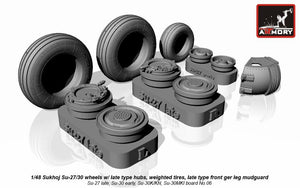 Roues de Flanker Sukhoj Su-27 / Su-30 (Armory Models AW48021) au 1/48 – image 2