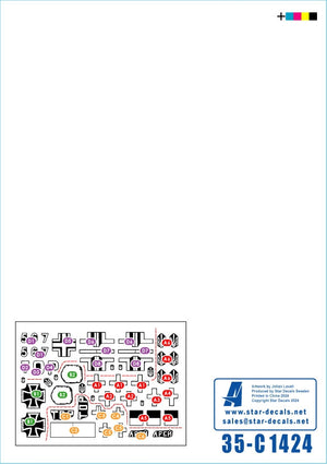 Star Decals 35-C1424 War in Ukraine 25 Ukrainian T-72B3 dobre 2016 in 2022-24 1/35 – image 2