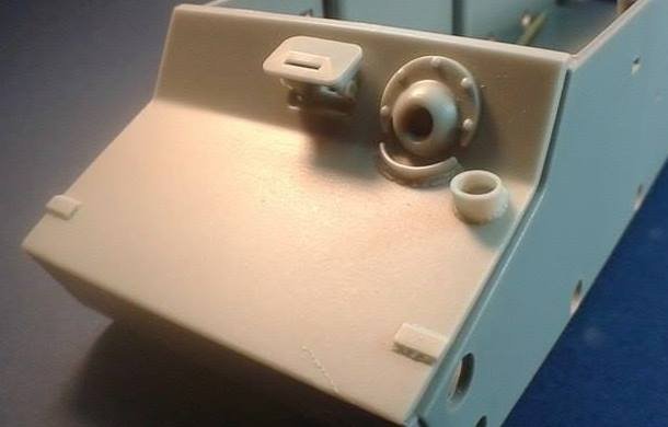Panzer Art RE35-449 KW-1&amp;2 front armor plate with driver flap 1/35