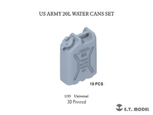 ET Model P35-241 US ARMY 20L WATER CANS SET(3D Printed) 1/35
