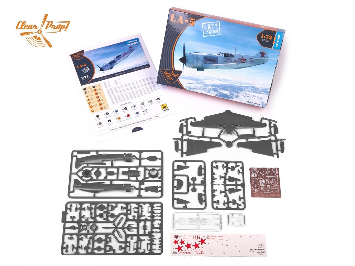 Clear Prop! CP72015 La-5 late version ADVANCED KIT 1/72 – image 3