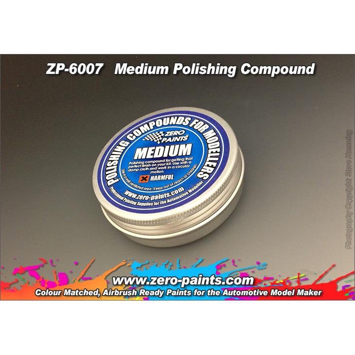 Zero Paints ZP-6007 Polishing Compound MEDIUM - polishing paste 75g