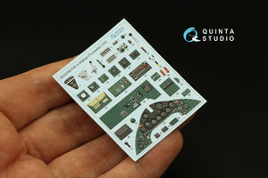 Quinta Studio QD32185 F4F-4 Wildcat 3D-Printed colored Interior on decal paper (Trumpeter) 1/32 – Bild 4