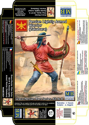 Master Box 32021 Greco-Persian Wars Series. Persian Lightly Armed Warrior (Takabara) 1/32 – obrázek 2