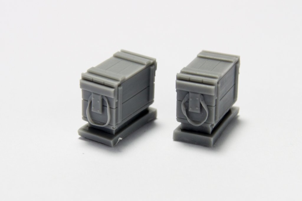 Panzer Art RE35-367 British ammo boxes for 0.303 ammo (wooden pattern) 1/35 – image 3