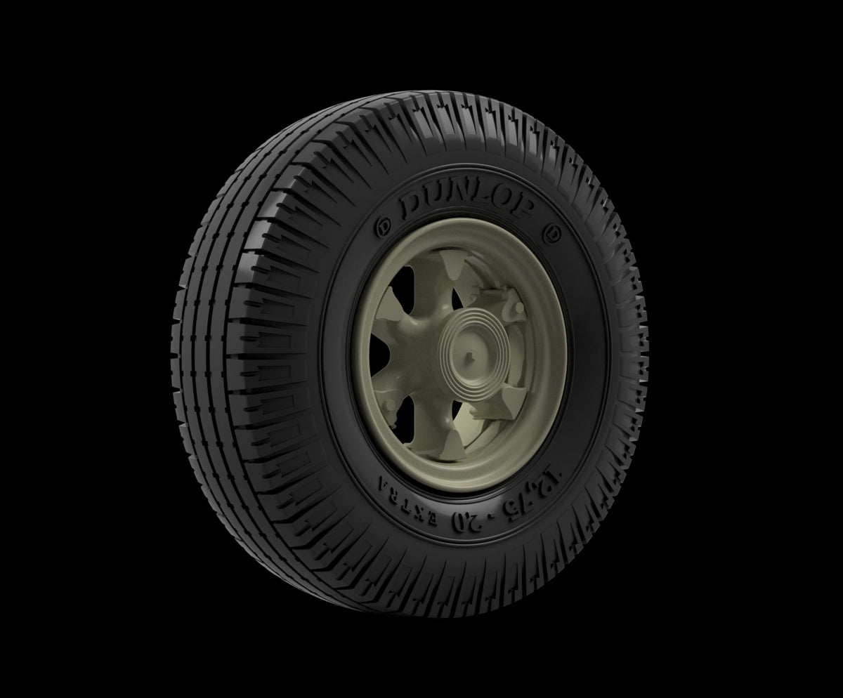 Panzer Art RE35-802 Vomag 8LR 9t truck Road wheels (Dunlop) 1/35 – obrázek 2