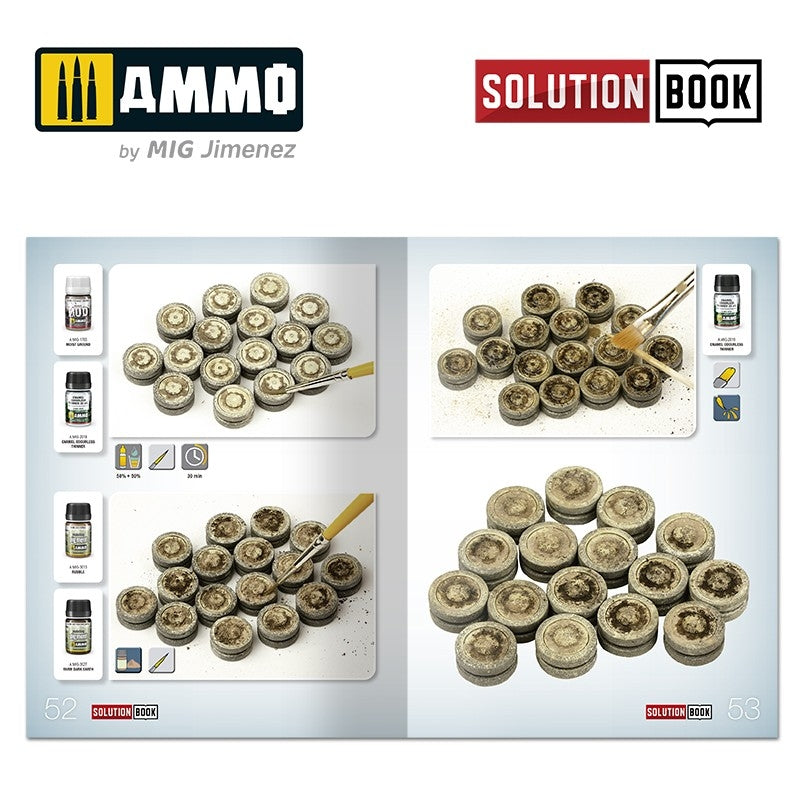 Ammo of Mig 6527 How to Paint WWII German Mid-War Vehicles SOLUTION BOOK 21 (Multilingual Book) – obrázek 5