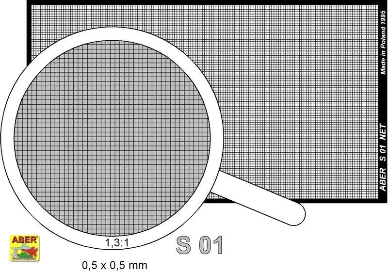 Aber S-01 Net 0.5 x 0.5 mm – imagen 2