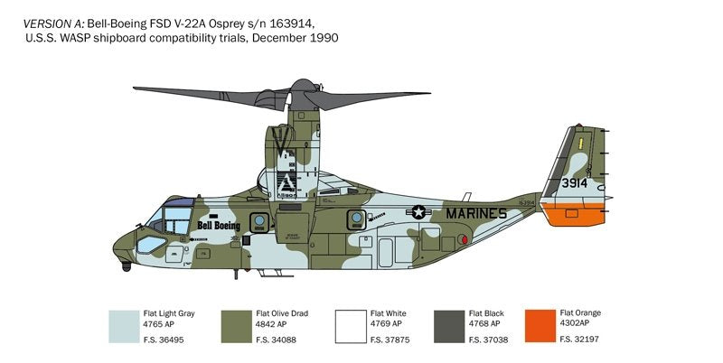Italeri 1463 V-22A Osprey 1/72 – zdjęcie 4