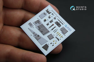 Quinta Studio QD32038 F-4E early/F-4EJ 3D-Printed &amp;amp; colored Interior on decal paper (for Tamiya kit) 1/32 – obrázek 3