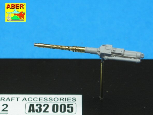 Aber A32005 Ensemble de 2 canons pour mitrailleuses d&amp;#39;avion allemandes MG 131 de 13 mm (type ancien) (1/32) – image 5